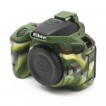 Nikon D5500 D5600 silikoonh&uuml;lsiga kaamera korpusekotti kaitsekatte nahk kummist &uuml;mbris peegelkaamera Nikon D5500 D5600 jaoks kamuflaaž