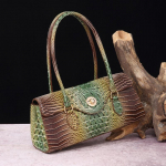 K&auml;ekott &Otilde;lakott Vintage kandekott kaenlaaluste kott Baguette kott Alligator Print kott naistele One Size