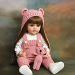 Mood Uus S&uuml;ndinud Nukk 55cm T&auml;is Liimi Simulatsioon Beebinukk S&uuml;nnip&auml;evakingitus T&uuml;druku M&auml;nguasi Nukk Lastele 55cm