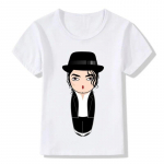 Michael Jackson Cartoon Design Laste T-s&auml;rk Poiste/T&uuml;drukute Rock N Roll Star Tops T-s&auml;rk Laste Vabaajar&otilde;ivad 6T