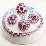 Pulmakuubikujuline tsirkoonist ehtekomplekt naistele pruuts&otilde;rmused/k&auml;ev&otilde;rud/k&otilde;rvar&otilde;ngad/ripatsiga kaelakee komplekt 9