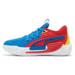 DC Comics x Puma Court Rider Superman - 85. aastap&auml;eva unisex tossud v&otilde;idus&otilde;idusinised-sinised-kollased 379002-01 42.5