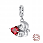 Sobivad Mood K&auml;ev&otilde;rud 925 Sterling H&otilde;be Kameeleon T&auml;ht Kuu Amuletid Kilpkonn Sinised Silmad Helmed DIY Ehted Halloweeni Kingitus SJT332