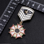 Kolledži stiilis Ameerika lipu m&auml;rgi ripatsiga pross 1pc