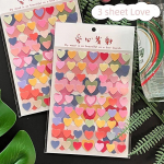 3/6 leht/kott Kawaii kirjatarvete kleebis Dopamiini v&auml;rvisari Lilleline armastus, &uuml;mmargune pott v&auml;ljal&otilde;igete albumi kleebis Lihtne odav kleebis