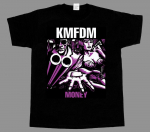 Kmfdm Money must l&uuml;hikeste ja pikkade varrukatega unisex T-s&auml;rk S