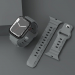 Silikoonist spordirihm Apple Watch Ultra 49mm 8 7 45mm 41mm kummist hingav rihm IWatchi seeriale 7 3 4 5 6 Se 40mm 44mm 42mm 38mm 38mm 40mm 41mm hall v&auml;rv