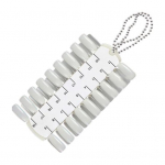 36 n&auml;pun&auml;idet Nail Art Polish Display Palette Paint Practice v&auml;rvitabel kettiga