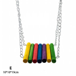 Lindude m&auml;nguasi Lemmikloom lind papagoi puur onn Pesa linnum&auml;nguasi v&otilde;rkkiik Kiik m&auml;nguasi rippuv m&auml;nguasi 10*10*19cm