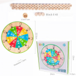 Montessori matemaatika korrutustahvel puidust m&auml;nguasja korrutamise plaadim&auml;ngija &otilde;ppevahendid alushariduse &otilde;ppe matemaatika m&auml;nguasi lastele