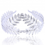 Naiste peapael Leaf Flower Juuksed Crown Head Piece Gold Band Bridal kuld