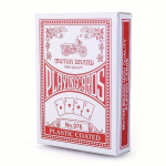1 tekiga m&auml;ngukaardid, maagilised rekvisiidid, meelelahutustarbed, sobivad blackjacki, bridži, Texas Hold'emi ja muude malerekvisiitide jaoks 1deck punane