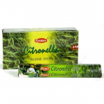 Tridev Agarbatti Citronella viirukipulgad | Hexa seeria | L&otilde;hn | P&uuml;hendunud | 6 Pkt * 20Gm Pooja/jumalateenistuse eest