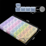 1 Diamond Art Painting vaheseina hoiukasti komplekt, DIY t&ouml;&ouml;riistade hoiukonteiner, mis sobib erinevate v&auml;ikeste esemete hoidmiseks J-102