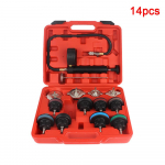 Vacuum Type Cooling System Test Water Tank Leak Detection Detector Tool Car water tank pressure gauge Radiator Pressure Tester 14pcs/28pcs 14pcs