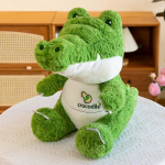 Armas istuv alligaator pl&uuml;&uuml;sist m&auml;ngunukk 35CM