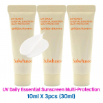 3tk/30ml_[SULWHASOO] UV Igap&auml;evane Oluline P&auml;ikesekaitsekreem Mitmekordne Kaitse 10ml (SPF50+/PA++++) N&auml;idis 10ml X 3pcs (30ml)