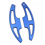 SMG SHIFT PADDLE ALUMINUM shifter paddles FOR BMW E90 E91 E92 E93 M3 E9X M3 E70 X5M E71 X6M Steering Wheel Gear Paddle Extension sinine