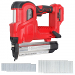 Juhtmeta elektriline k&uuml;&uuml;nep&uuml;stol Puidut&ouml;&ouml;tlemine Sirge/N-kujuline naelte universaalne naelutusmasin aku jaoks Uus punane