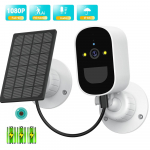 WiFi IP-kaamera p&auml;ikesepaneeliga, akutoitel, traadita, v&auml;listingimustes kasutatav turvalisus, 1080P HD CCTV videovalve, PIR-i inimeste tuvastamine, iCSee Camera