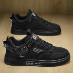 Vabaaja spordijalatsid Meeste kulumiskindlad meeste kingad Moodsad nahast veekindlad ja libisemisvastased t&ouml;&ouml;jalatsid 44 must