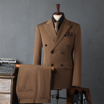 Must sinine, pruun meeste &uuml;likonnad, kaherealised, eritellimusel k&otilde;rguva rev&auml;&auml;riga pidulikud bleiser, &otilde;hukesed kaheosalised jakkp&uuml;ksid 7XL kohv