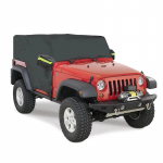 210D must/h&otilde;bedane poolauto kate Jeep Wrangler TJ 2-ukselise veekindla, tolmukindla ja p&auml;ikesekaitsega autokatte UV-kaitsega v&auml;lislisatarvikud 2 door must