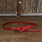 Naiste &otilde;huke v&ouml;&ouml; Trendikas t&auml;iesti sobiv ehtsast nahast moodne dekoratiivne v&ouml;&ouml; kleidi ja pingul v&ouml;&ouml;kohaga puhtast lehmanahast 90cm