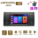 Android AutoRadio BMW X5 E53 E39 M5 E38 jaoks 1996-2007 Carplay Car Multimedia GPS 2din Autoradio 2+64GB 2+32GB must