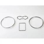 Chrome Dashboard Gauge Ring Set For VW Golf Jetta Bora MK4 / Eurovan T4 (Long Nose models 97-03) / Passat B5 (97-01)
