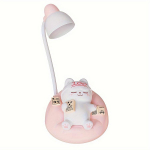 1 tk Pehme armas magav kass pai &ouml;&ouml;valgusti magamistoa voodi k&otilde;rval 3 k&auml;igu reguleeritav &ouml;&ouml; toitmine silmade kaitsevalgusti k&otilde;rge v&auml;&auml;rtusega atmosf&auml;&auml;rivalgus Soft and cute sleeping cat pink