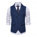 Meeste &uuml;likond, vesti rev&auml;&auml;r, varrukateta &uuml;herealine, kitsas ja klapitaskutega vest, &uuml;hev&auml;rviline pidulik &auml;rivesti mantel M