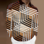 Meeste mood kevad-s&uuml;gis pol&uuml;esterpolos&auml;rk 3D digitaaltr&uuml;kiga vabaaja golfipolos&auml;rk Topid 4XL