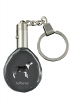 Bull Terrier, Bully - pendant with a photo of a dog, crystal key ring in a gift box, a unique gift by Art-Dog