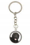 Black Russian Terrier, Chornyi Terrier - keychain with your photo, key decoration, bag pendant from Art-Dog brand