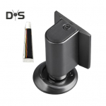 Magnetiline uksekork Seinakaitse Tugev tsingisulamist reguleeritav liim, ei puuri Kokkup&otilde;rkevastane p&otilde;randakinnitus uksehoidja uksehoidja hall