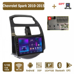 Android Carplay Auto Raadio Chevrolet Spark 2010-2015 jaoks Multimeediam&auml;ngija Peaseade Stereo GPS Navigatsioon BT WIFI 2+32GB 1+16GB,B