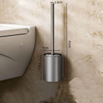 Seinale kinnitatav WC-puhastushari Pika varrega Vannitoa puhastusvahendid WC-harjade hoidikud round shape hall