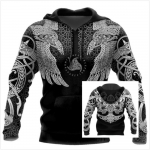 2020. aasta uusim Viking Muninn Tattoo Raven 3D Printed Men kapuutsid Harajuku dressipluus Autumn Unisex kapuuts S