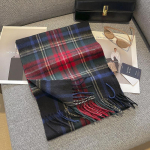 &Uuml;ks puhas villane sall Klassikaline Briti sall Unisex Paar Termosall 188*32cm