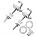 Hingedega roostevabast terasest tualettruumi paigaldamise tarvik