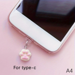 Telefoni tolmukork Armas kassik&uuml;&uuml;nisega telefoni aksessuaar ripatsiga kaunistus iPhone'i C-t&uuml;&uuml;pi laadimisliidese jaoks