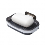 Seebialus seinale kinnitatav igap&auml;evaseks kasutamiseks Tugev konstruktsioon kahekihiline sahtel libisemiskindel seebihoidik Vannitoa tugeva imemisega &auml;ravoolurest