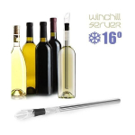 Rafra&icirc;chisseur de vin - refroidisseur et a&eacute;rateur de bouteille de vin en acier inoxidable