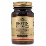 Solgar - Biotiin, 300 mcg, 100 tabletti