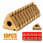 10tk/komplekt 16IR AG60 CNC rts teraga treipingi karbiidi keerme l&otilde;ikamise treiriist