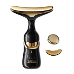 1 komplekt N&auml;o t&otilde;stmisseadme pinguldav vahetatav pea, mis soodustab imendumist kaela pinguldav seade Essence Cream Sissejuhatus Masseerija naise varustus must