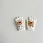 Armsad multifilmid beebikindad, talvised soojad kootud labakindad v&auml;ikelapsele Kawaii &uuml;hev&auml;rvilised lapsed poisid t&uuml;drukud viie s&otilde;rmega kindad beež