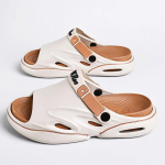 Meeste sussid Suvi 2024 EVA Mugavad Pehme tallaga Platvormiga Slaidid Sandaalid Meeste Sise-V&auml;listingimustes Jalutamiseks Rannas Meeste Kingad 39-40(25cm)