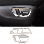 Toyota Highlander XU70 2024 Auto Sisemuse Osa &Uuml;mberehitus Stiil Iste Reguleerimise L&uuml;liti Paneel Roostevabast Terasest Kleebis must